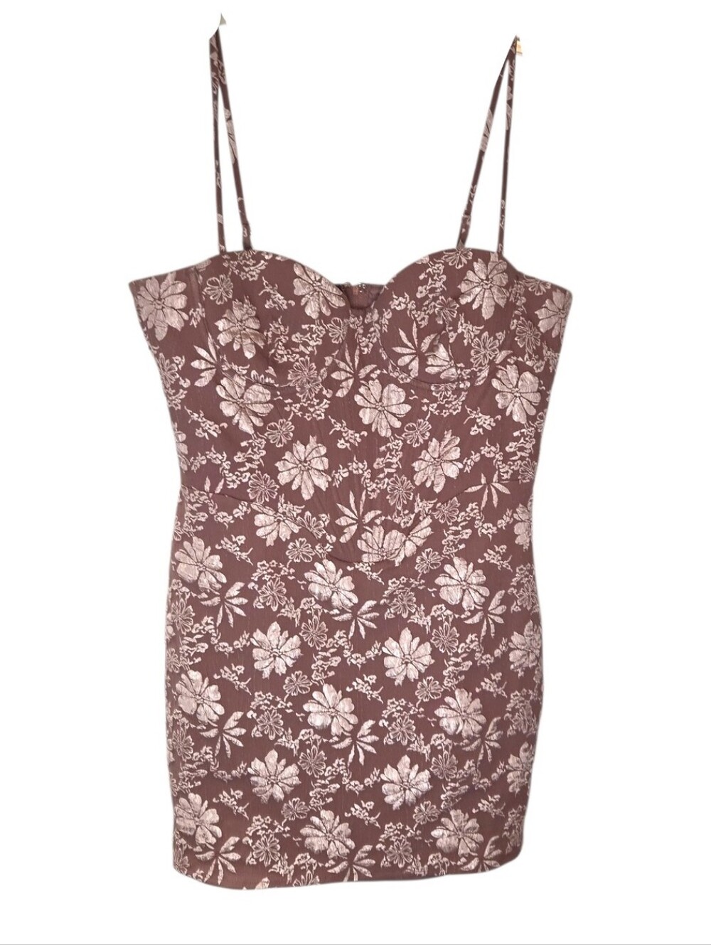 Windsor Floral Brocade Mini Dress - Picture 4 of 16